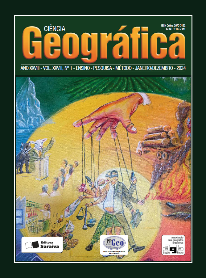 					View Vol. 28 No. 1 (2024): Revista Ciência Geográfica
				